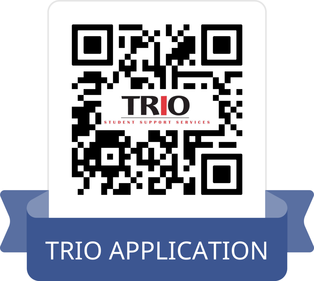 This is a qr code that is used to fill a TRIO application form.